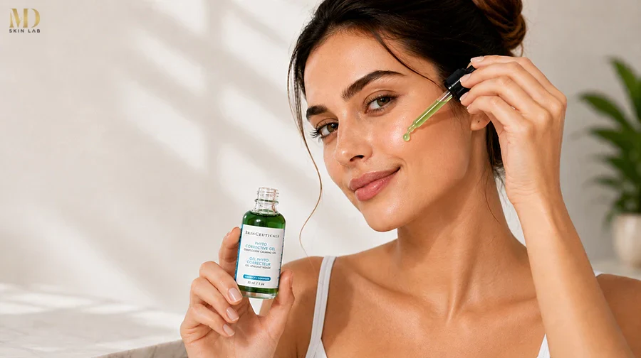 Post-Treatment Skincare Routine Using Phyto Corrective Gel